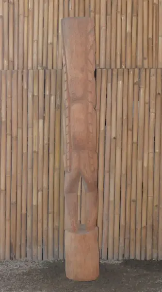Artikelbild 7 des Artikels “Tiki-Statue im polynesischen Stil - aus Kokospalme Tiki-Statue aus Kokosnussholz ca. 18-28 cm Durchmesser ca. 200 cm Höhe Modell 40 Ganzkörper “
